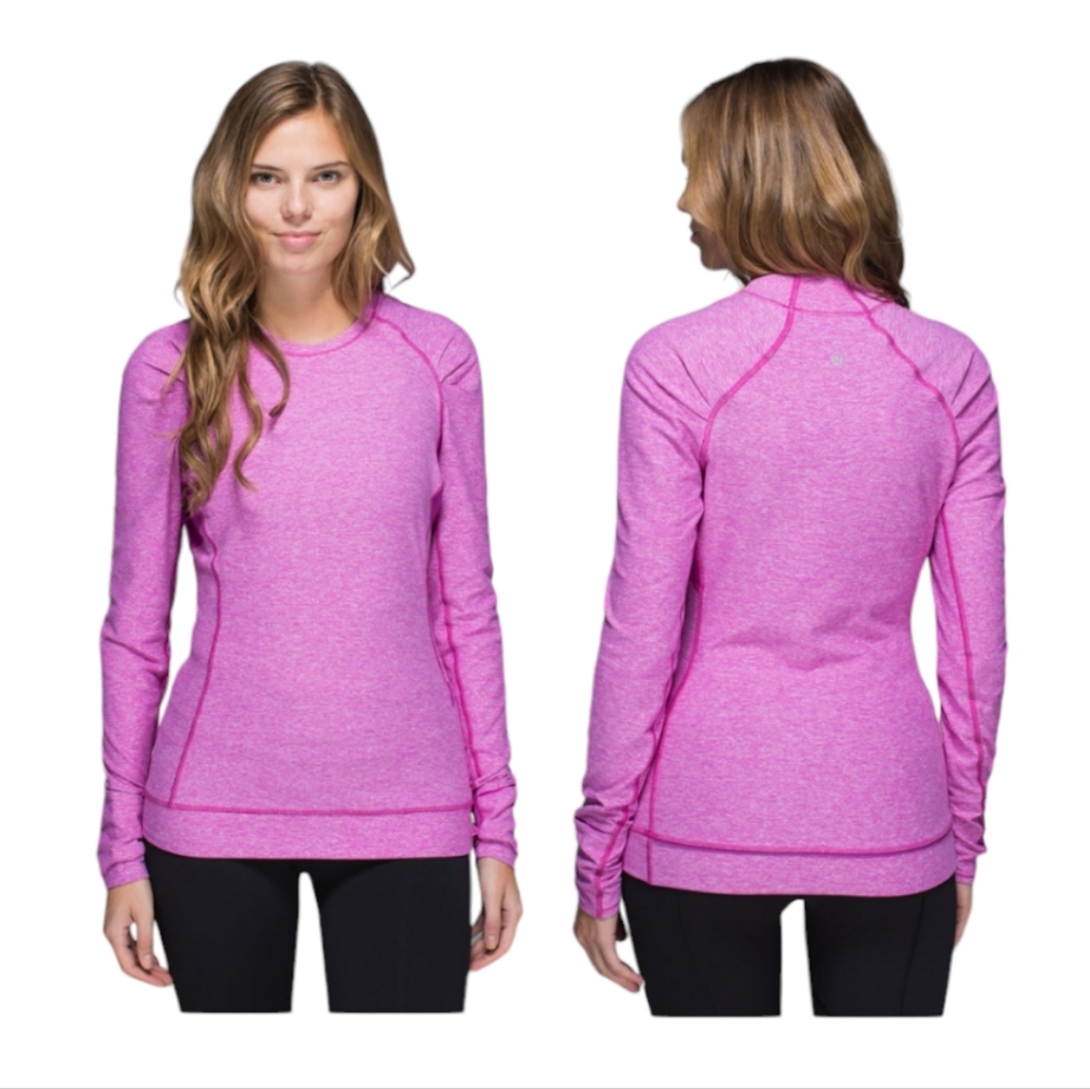Women's Pink Long Sleeve Top
